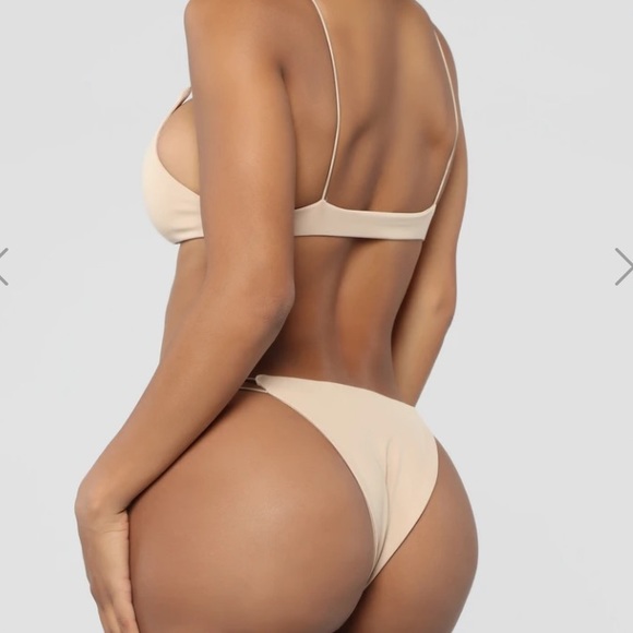 SEXY NUDE CUT OUT STRAPPY KIKI BEACH VIBES BIKINI - Picture 5 of 7